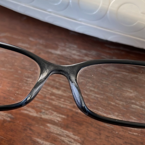 Coach Roberta black 843 eyeglasses with white hard logo sig c case - Picture 7 of 16